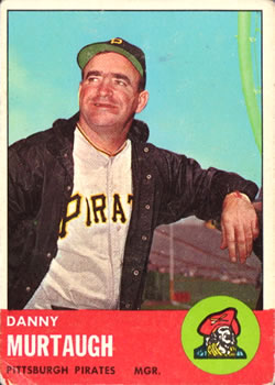 1963 Topps Baseball Cards      559     Danny Murtaugh MG